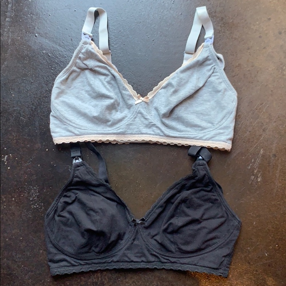 H&M Mama 2-pack Nursing Bras 38E (fits like 36DD)